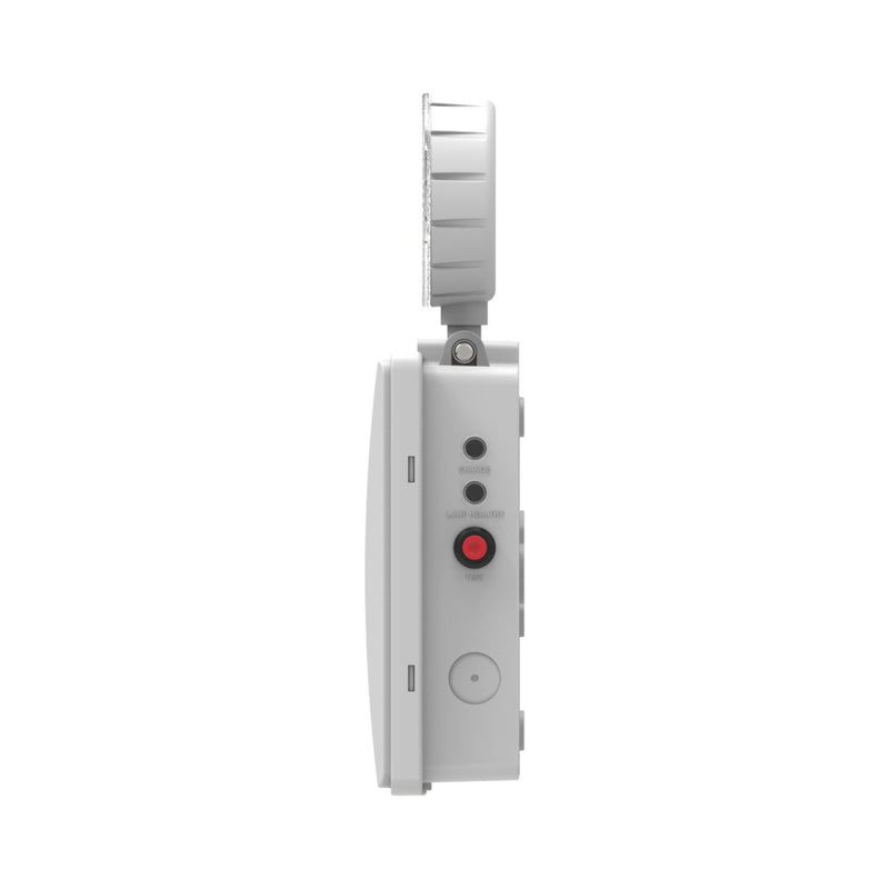 ExitGuardian™ LED Twin Spot Emergency Light - 240V AutoTest Non-Maintained IP20 300lm 3hr (angle 3)