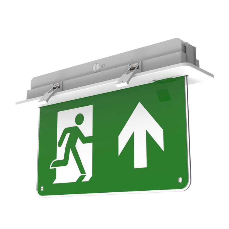 ExitGuardian™ Recessed Mounting Kit - For EM-EXRZ-3 Exit Sign (angle 5)