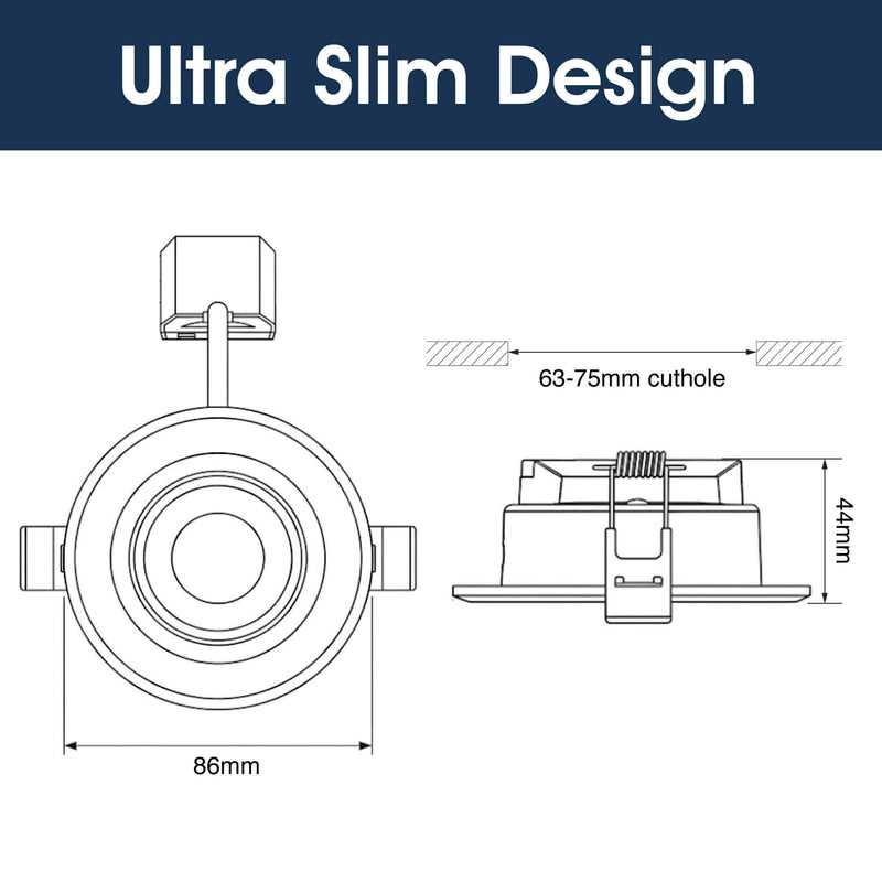 Simple Lighting - FR420-CCT-G - Infographics - Ultra Slim Design