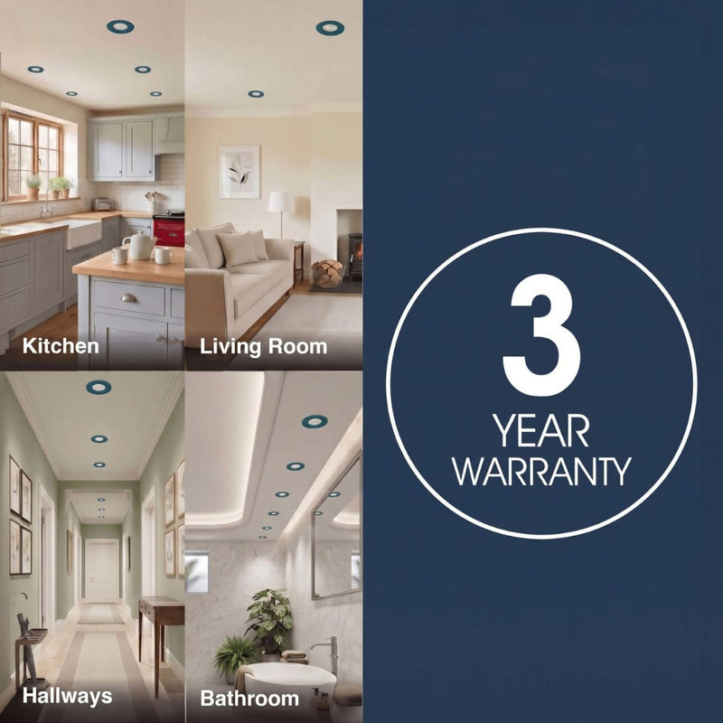 Simple Lighting - FR420-CCT-OB - Infographics - 3 Year Warranty
