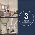 Simple Lighting - FR420-CCT-P - infographics - 3 Year Warranty