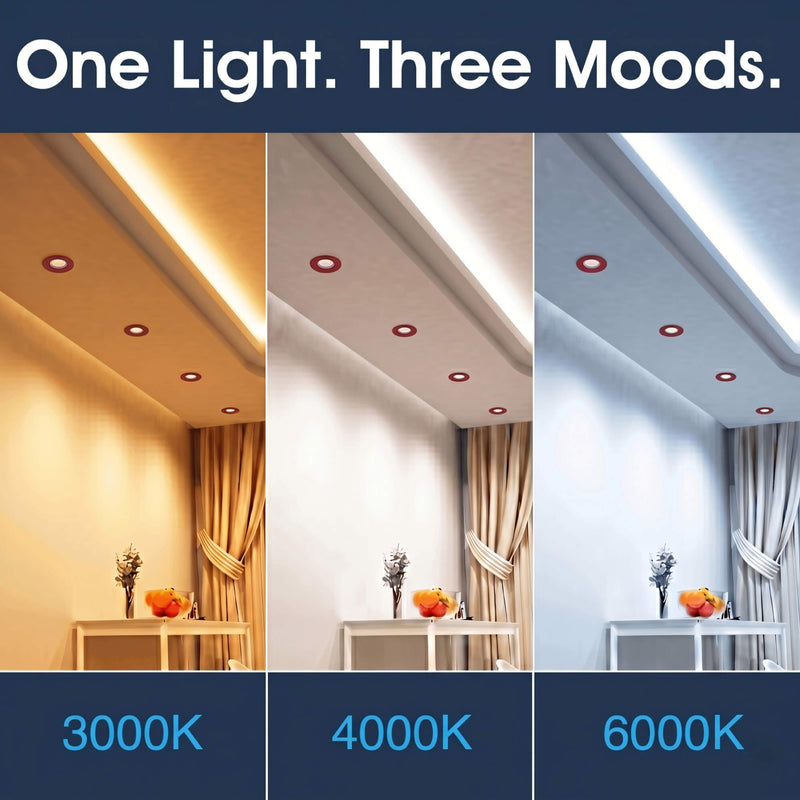 Simple Lighting - FR420-CCT-R - Infographics - One Light. Three Moods.