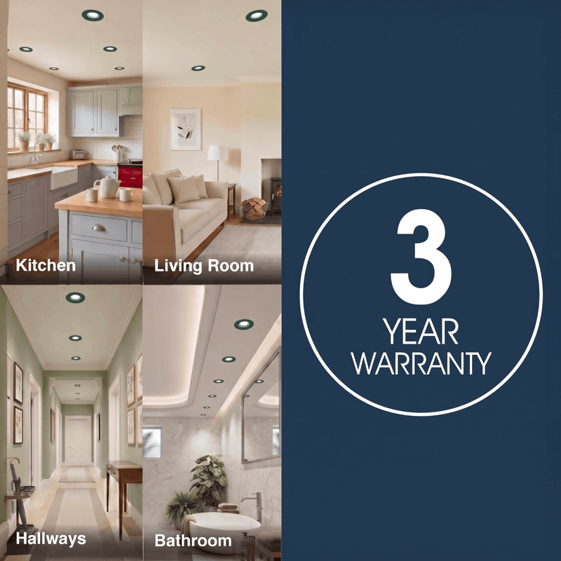 Simple Lighting - FR421-CCT-CG - Infographics - 3 Year Warranty