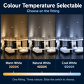 Simple Lighting - FR-6W-CCT-MB-10PK - Infographics - Colour Temperature Selectable