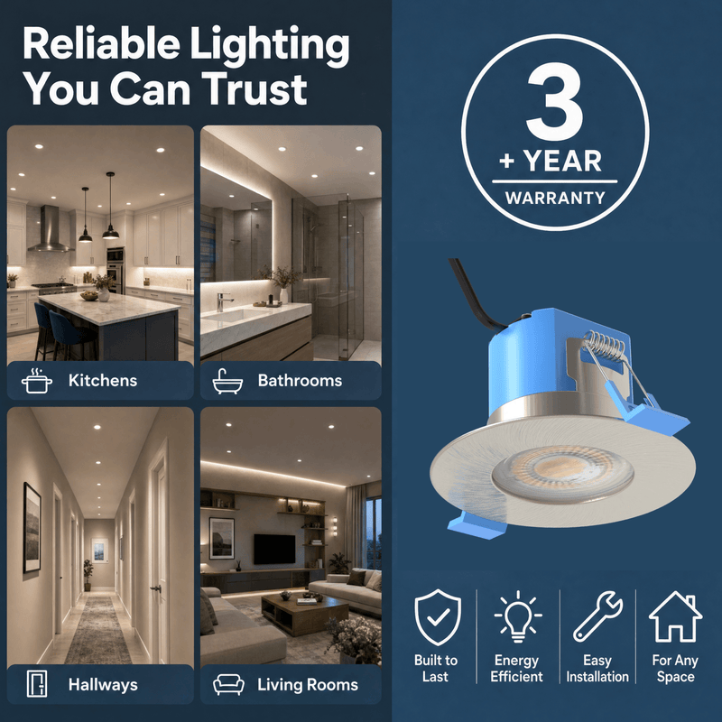 Simple Lighting - FR-6W-LED-SN - Infographics - Reliable Lighting You Can Trust