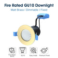SL - FR-GU10-IP20-BR - Infographics - Fire Rated GU10 Downlight