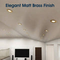 SL - FR-GU10-IP20-BR - Infographics - Elegant Matt Brass Finish