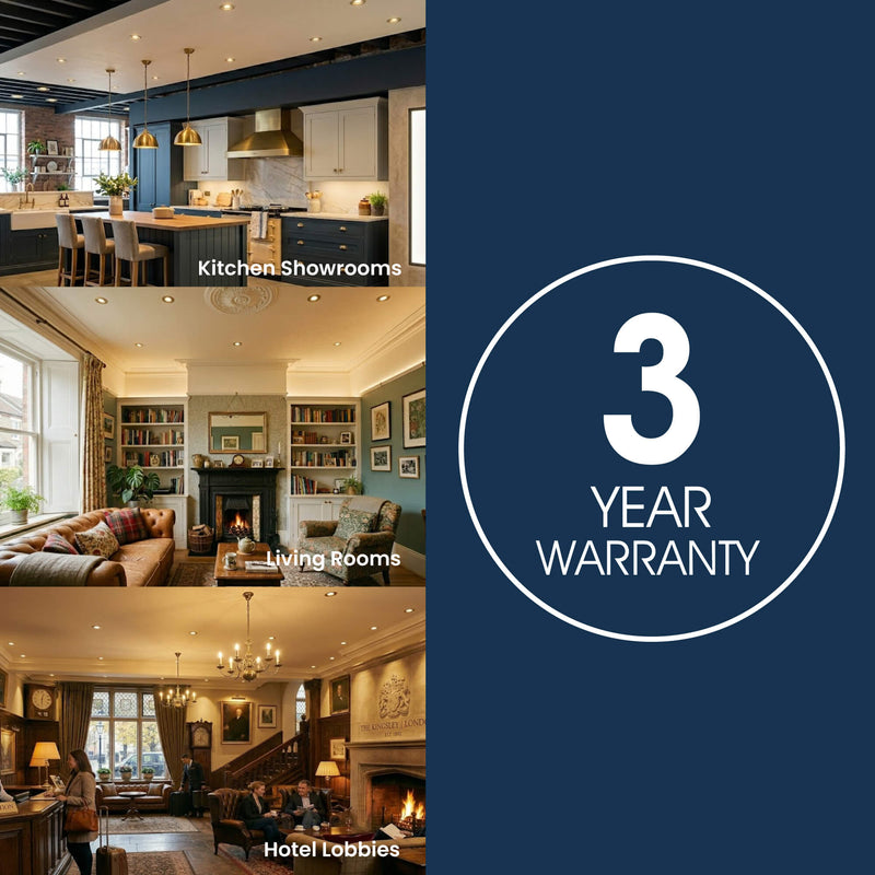 SL - FR-GU10-IP20-BR - Infographics - 3 Year Warranty