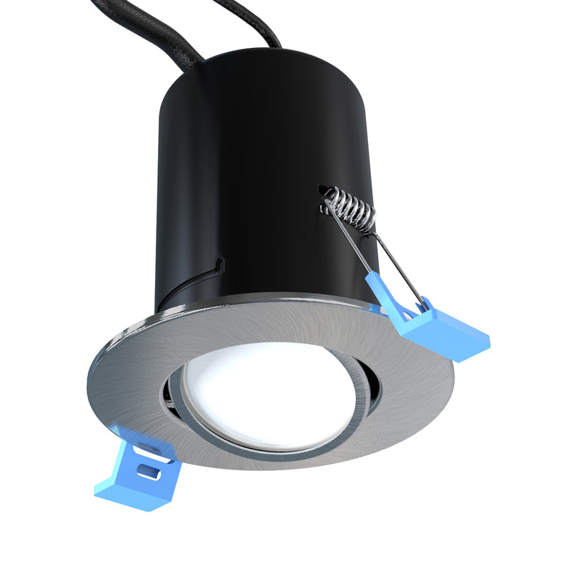 Simple Lighting - FR-IP20-OCT-SN - Product Image - Side Close Up