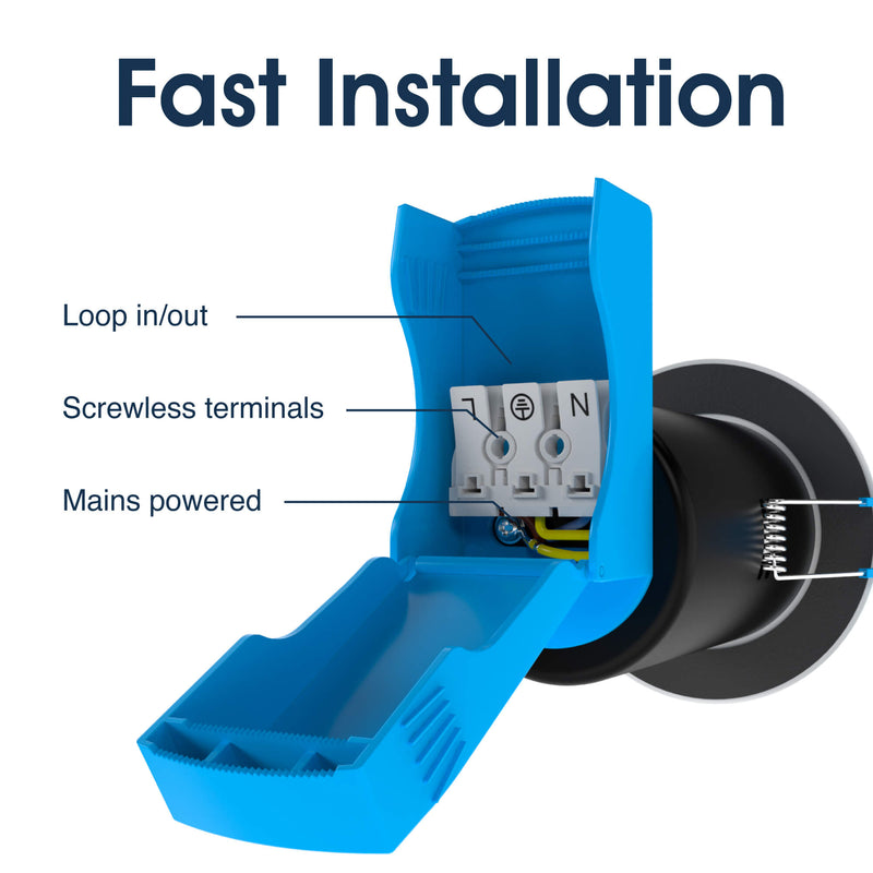 SL - FR-GU10-K-BL - Infographics - Fast Installation