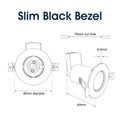 SL - FR-GU10-K-BL - Infographics - Slim Black Bezel