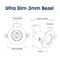 SL - FR-GU10-K-WH - Infographics - Ultra Slim 3mm Bezel