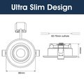 Simple Lighting - FR420-CCT-LG - Infographics - Ultra Slim Design