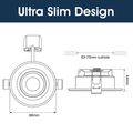 Simple Lighting - FR420-CCT-W - Infographics - Ultra Slim Design