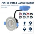 Simple Lighting - FR420 - Infographics - 7w Fire Rated LED Downlight