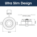 Simple Lighting - FR420 - Infographics - Ultra Slim Design