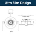 Simple Lighting - FR421-CCT-BLACK - Infographics - Ultra Slim Design