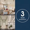 Simple Lighting - FR421-CCT-BLACK - Infographics -3 Year Warranty