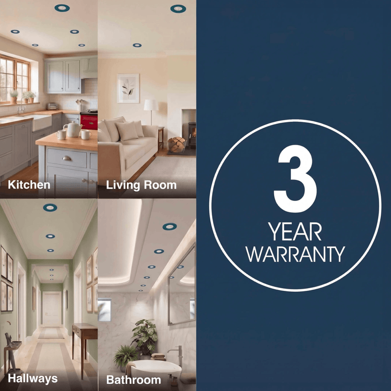 Simple Lighting -  FR421-CCT-OB - Infographics - 3 Year Warranty