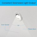 Simple Lighting - FR421-CCT-W - Infographics - Consistent Downward Light Output