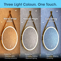 Simple Lighting - GLEAM600-BTG - Infographics - Three Light Colours. One Touch