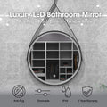 Simple Lighting - GLEAM600-MB - Infographics - Luxury LED Bathroom Mirror