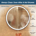Simple Lighting - GLEAM600-MB - Infographics - Always Clear. Even After A Hot Shower.
