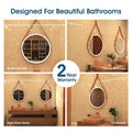 Simple Lighting - GLEAM600-RG - Infographics - Designed For Beautiful Bathrooms