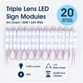 Lighteez - Module-3-65K - Infographics - Triple Lens LED Sign Modules