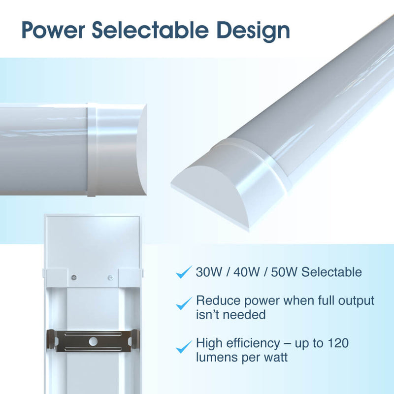 SL BAT 5FT CCT LED Batten - Power Selectable Design