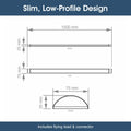 SL BAT 5FT CCT LED Batten - Slim, Low-Profile Design