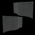 Simple Lighting - LED Sheet - 2 LED sheets with cool white tones.