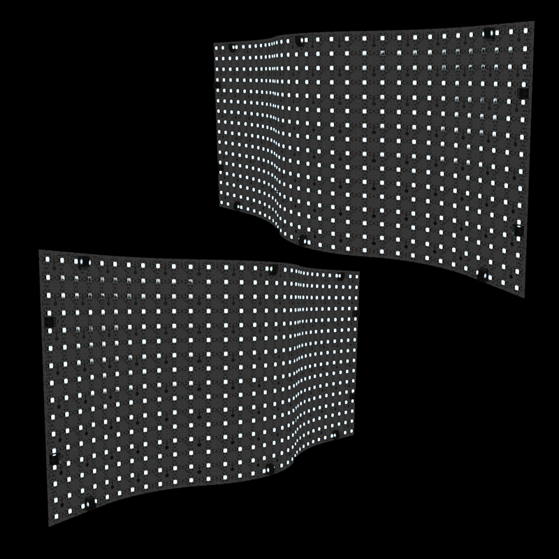 Simple Lighting - LED Sheet - 2 LED sheets with cool white tones.