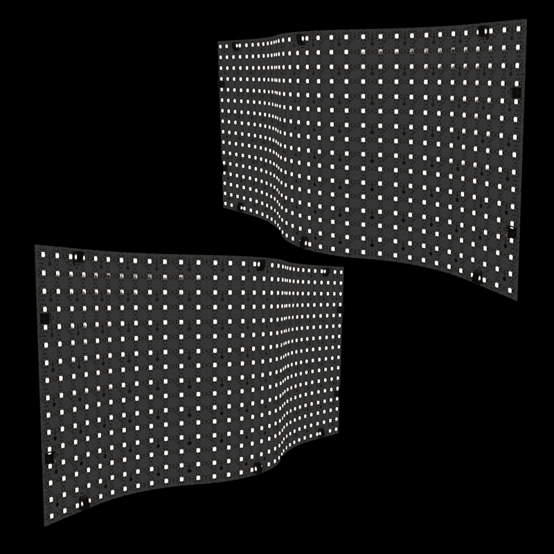 Simple Lighting - LED Sheet - 2 LED sheets with natural white tones.