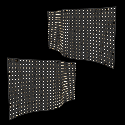 Simple Lighting - LED Sheet - 2 LED sheets with warm white tones.