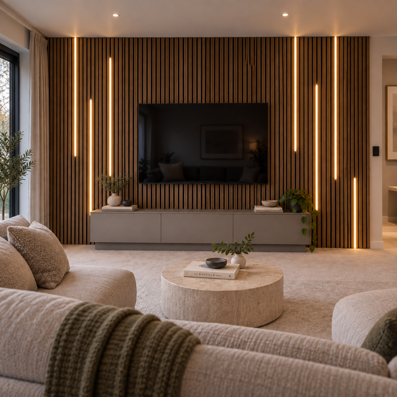LED Neon For Slatwall (Compact, Modern Lounge)