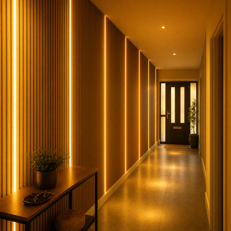 LED Neon For Slatwall (Lifestyle, Hallway)