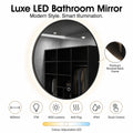 Simple Lighting - LUXE600-OBB - Infographics - Luxe LED Bathroom Mirrors