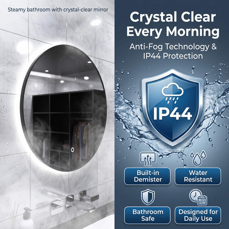 Simple Lighting - LUXE600-OBB - Infographics - Crystal Clear Every Morning