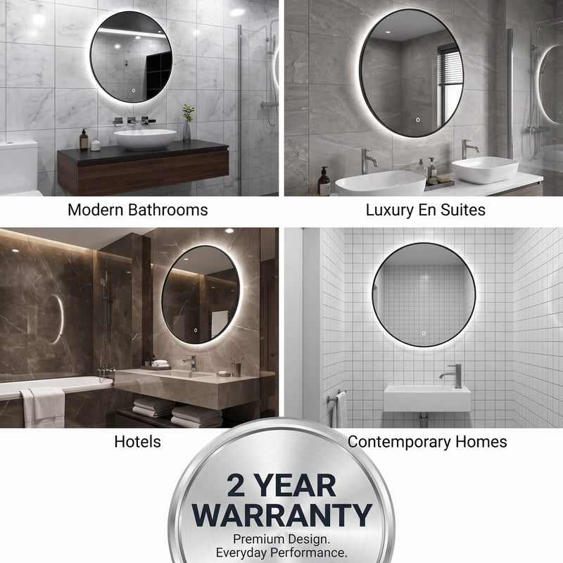 Simple Lighting - LUXE600-OBB - Infographics - 2 Year Warranty