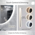 Simple Lighting - LUXE600-OBS - Infographics - Touch Control and Dimming