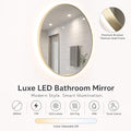 Simple Lighting - LUXE600-OTG - Infographics - Luxe LED Bathroom Mirror