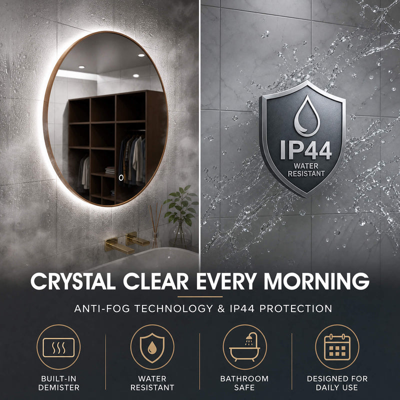 Simple Lighting - LUXE600-WN - Infographics - Crystal Clear Every Morning