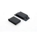 Simple Lighting - Double Door Sensor - The sensor and its mounting bracket on a white surface.