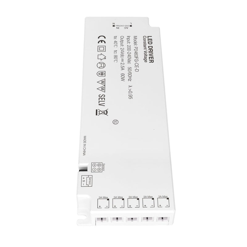 Simple Lighting - Lighteez LED Driver - A close up of the five output ports of the driver