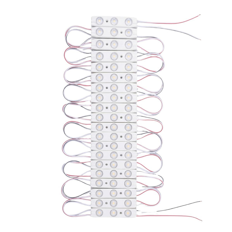20 x Triple LED Sign Module Chain – 5.7m, 30W, 24V, IP65 - Multiple Lights (angle 2)