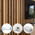 2 × 2.4m acoustic slat wall lighting kit with driver and remote control