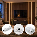 4 × 2.4m acoustic slat wall lighting kit with driver and remote control