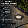 Simple Lighting - OD-112-NW - Infographics - IP7 Rated for Outdoor Installation