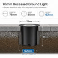 Simple Lighting - OD-114-NW - Infographics - 78mm Recessed Ground Light